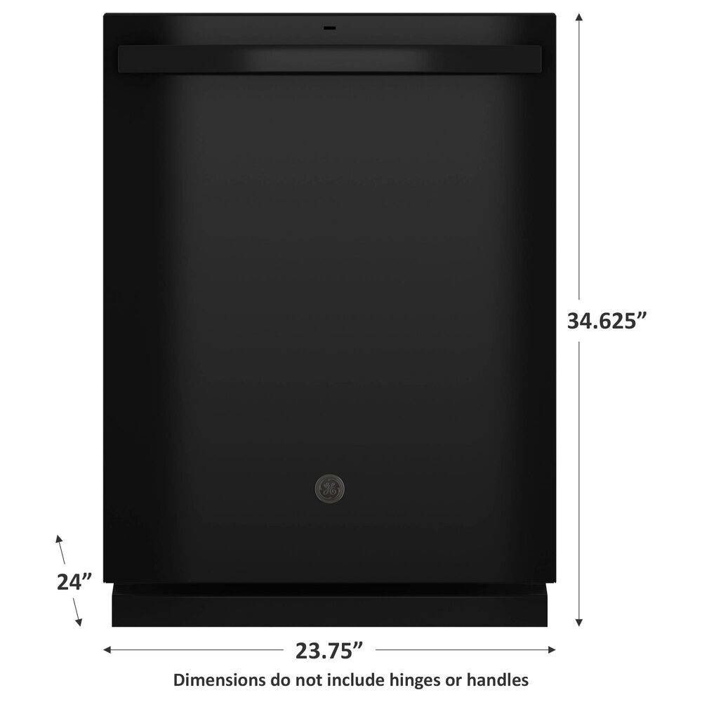 GE Appliances 24&quot; Built-In Bar Handle Dishwasher with 50 dBA in Black, , large