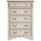 Ashley Realyn 5-Piece Queen Panel Bedroom Set in Chipped White, , large