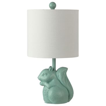 Safavieh Sunny Squirrel Table Lamp in Seafoam, , large
