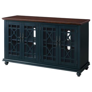 Martin Svensson Home Palisades TV Stand in Catalina Blue/Coffee, , large