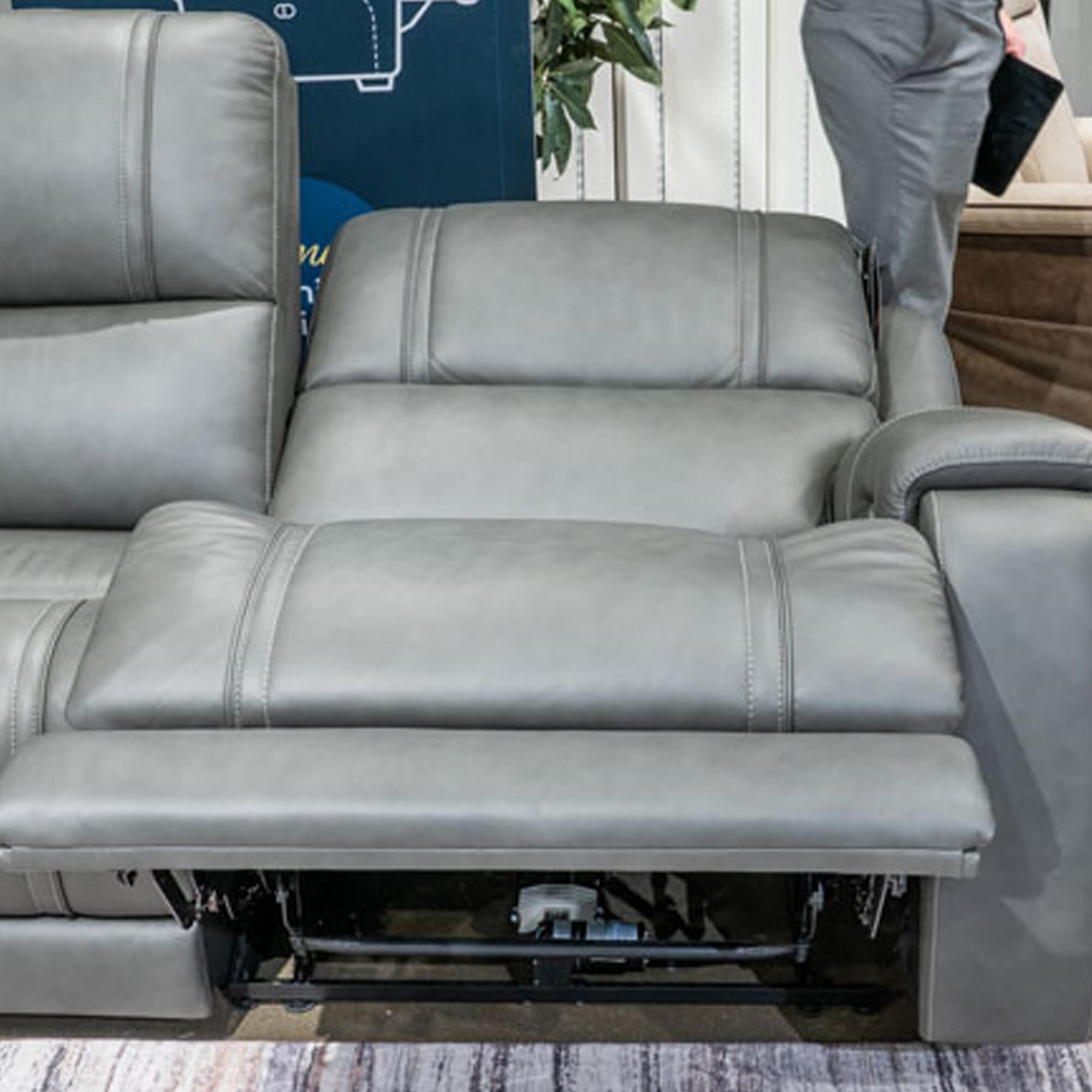 Ashley Pittson 6-Piece Power Reclining Curved Sectional in Anchor