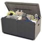 Hearth and Haven 160-Gallon Outdoor Storage Box with 3-Reinforced Crossbar Design in Gray, , large