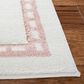 Safavieh Carousel CRK166 2" x 8" Ivory and Pink Kids Runner, , large