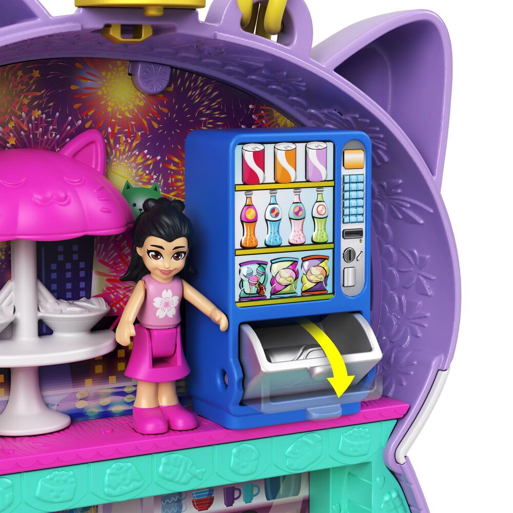 Polly Pocket Sushi Shop Cat Compact, , large