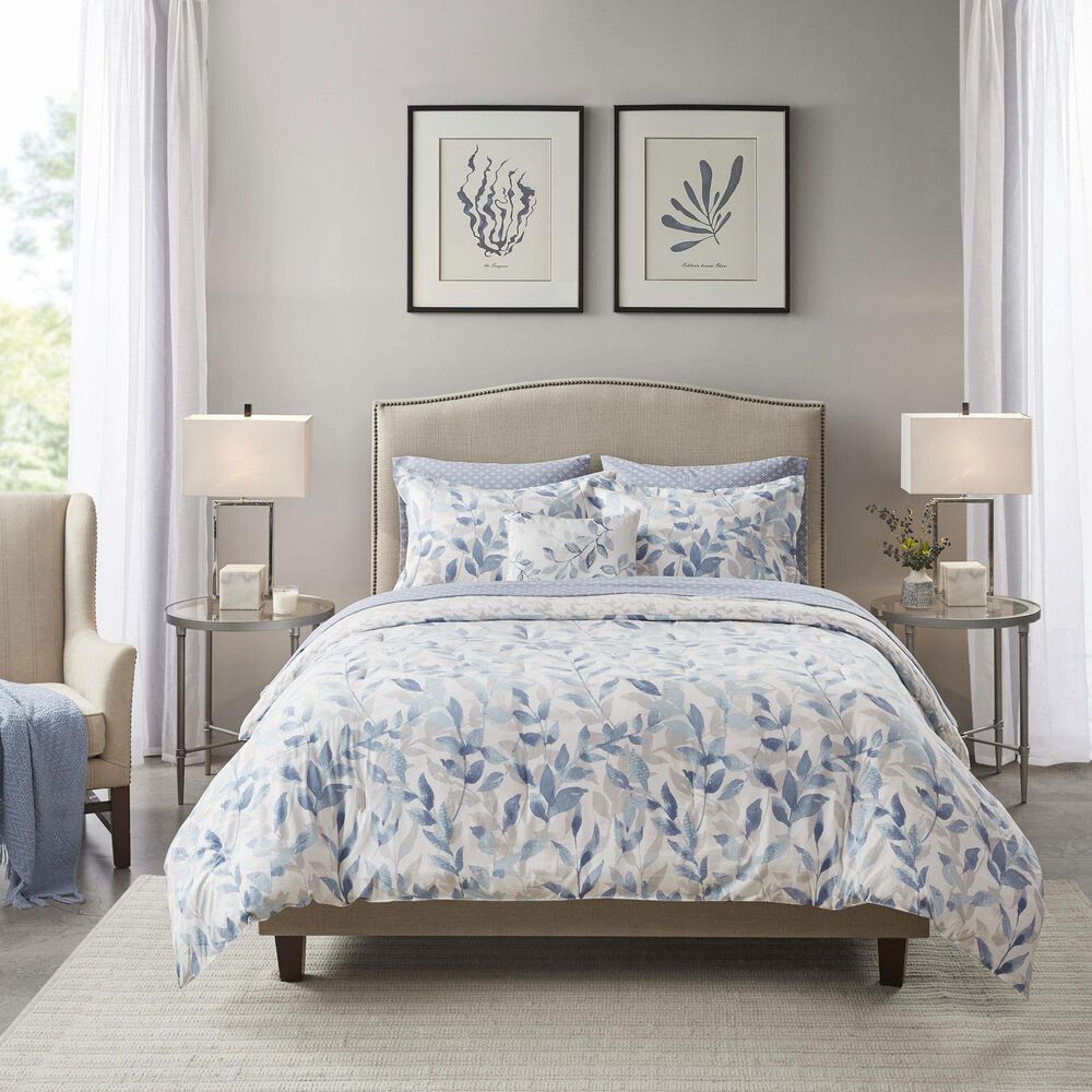 Hampton Park Sofia 8-Piece King Comforter Set in Blue, , large