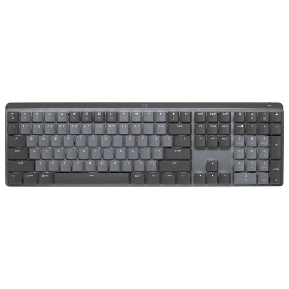 Logitech MX Mechanical Tactile Quiet Wireless Keyboard in Graphite, , large