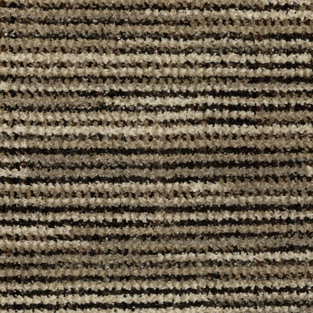 Oriental Weavers Atlas Solid Brown and Beige 3'3" x 5'2" Area Rug, , large