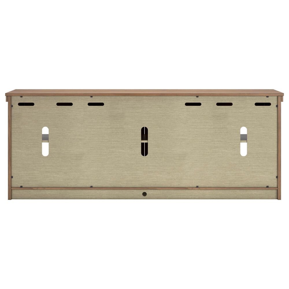 Ashley Boardernest 85&quot; Extra Large TV Stand in Light Brown, , large