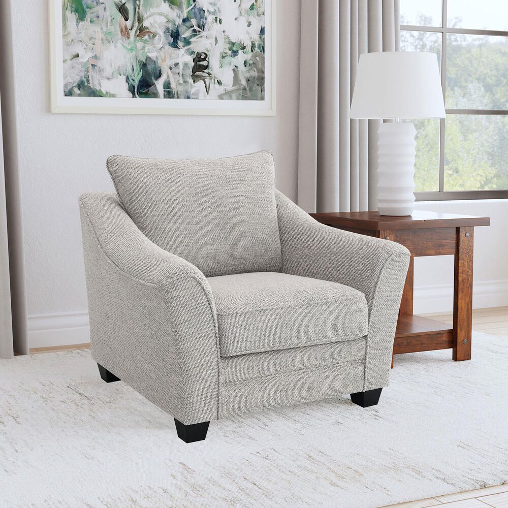 Coaster Tomkins Arm Chair in Light Grey, , large