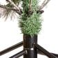 The Gerson Company 4.5" Pre-Lit Pine Artificial Christmas Tree with White LED Lights in Green, , large