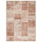 Amer Rugs Jordan 6"7" x 9" Orange Area Rug, , large