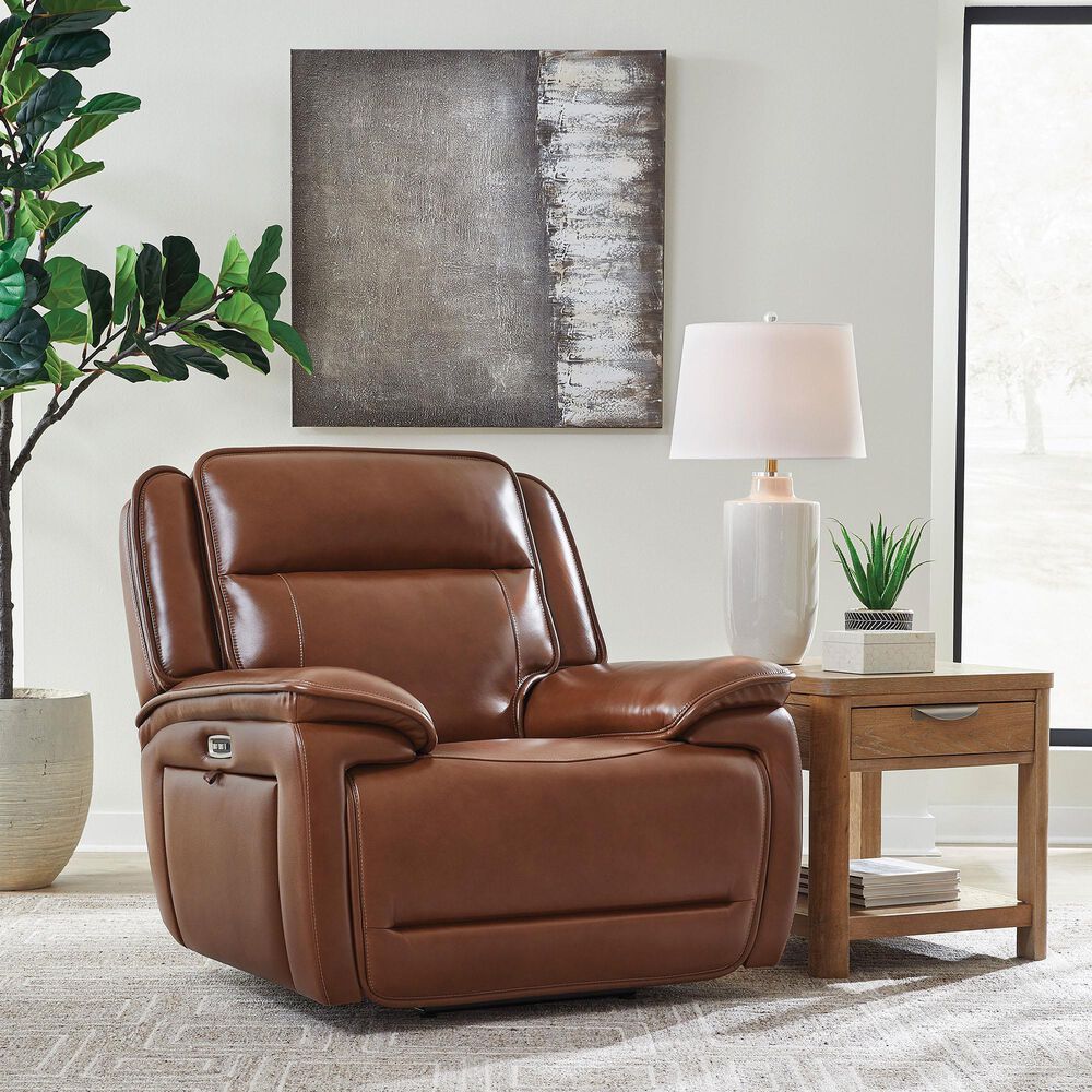 Ashley Healy Pier Power Recliner in Chocolate, , large