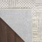 Nourison Glitz GLZ09 Silver and Grey 9" x 12" Area Rug, , large