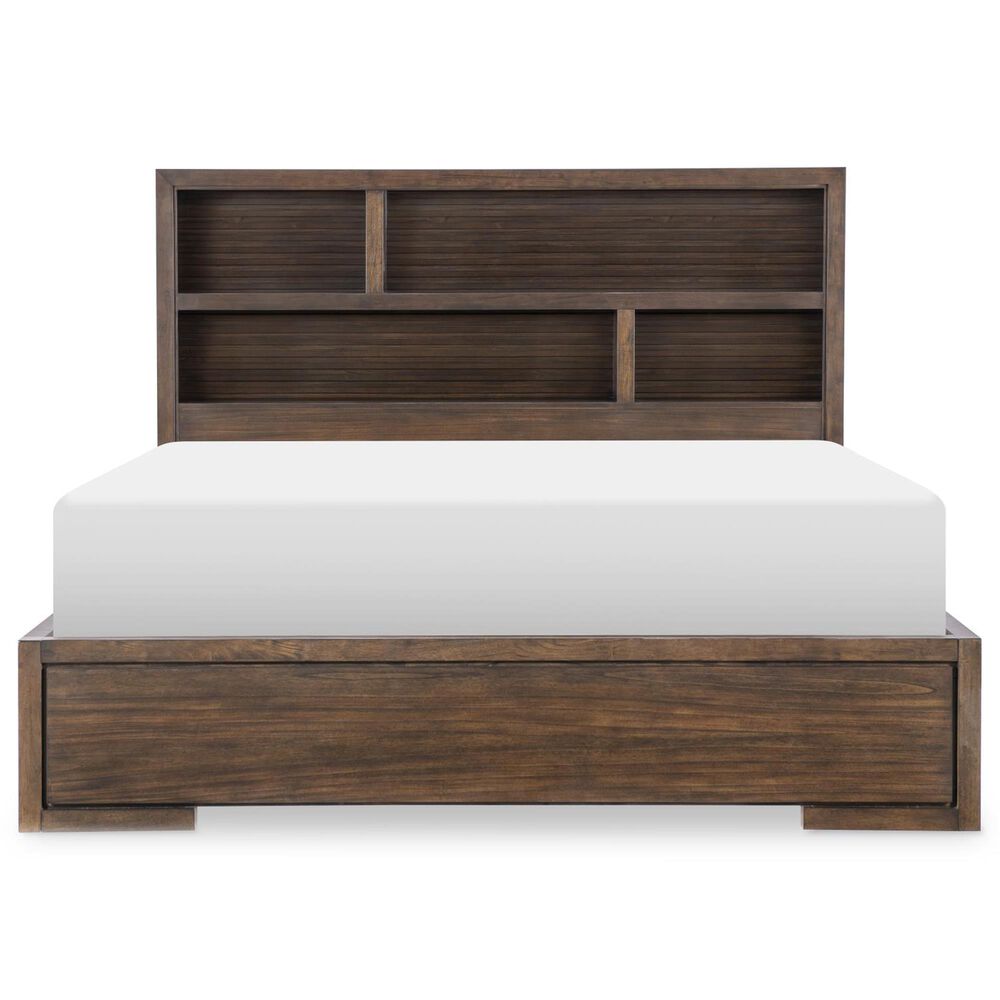Legacy Classic Architect Queen Single Side Storage Bed in Onyx Brown, , large