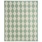 Nourison Positano Geometric Blue and Green 8" x 10" Indoor/Outdoor Area Rug, , large