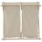 Household Essentials Collapsible Double X-Frame Laundry Hamper Sorter with Poly-Cotton Bags in Natural, , large