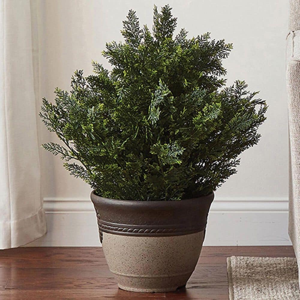 Pure Garden 26" Cedar Topiary in Forest Green, , large