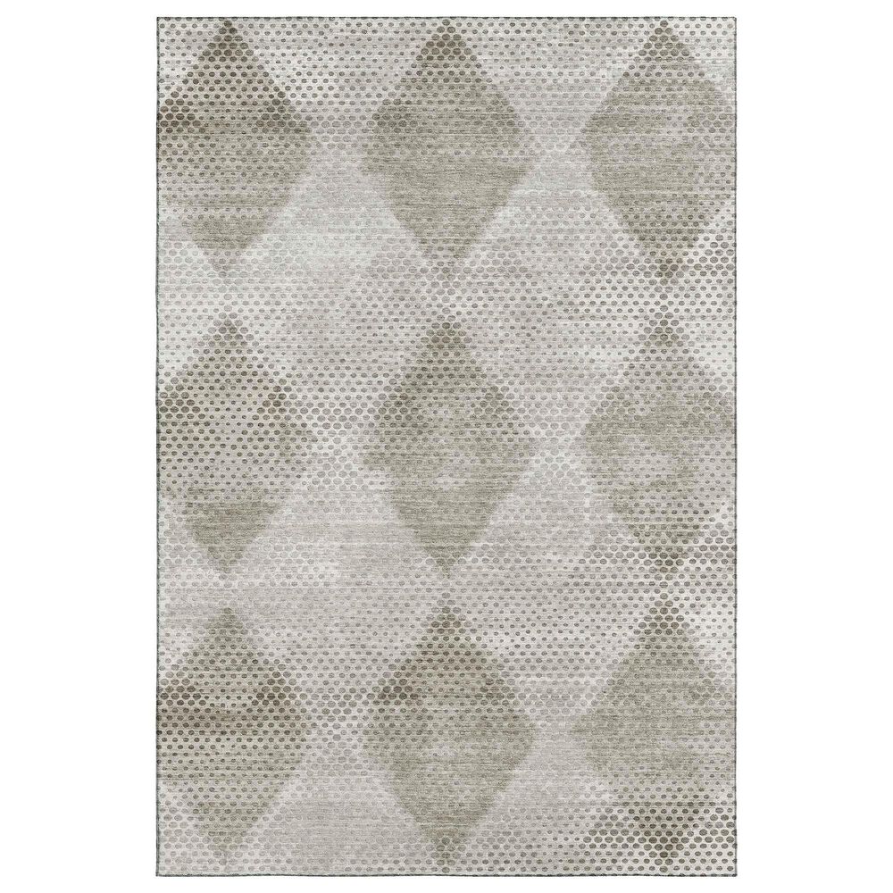 Dalyn Rug Company Trevi TV4 9" x 12" Gray Area Rug, , large