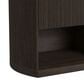 Mayberry Hill Sylvie 1-Drawer Nightstand in Dark Brown with and USB Ports, , large