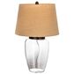 Creative Coop Fillable Glass Table Lamp in Clear, , large