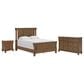 Ashley Rowlenstown 3 Piece Queen Bedroom Set in Medium Brown, , large