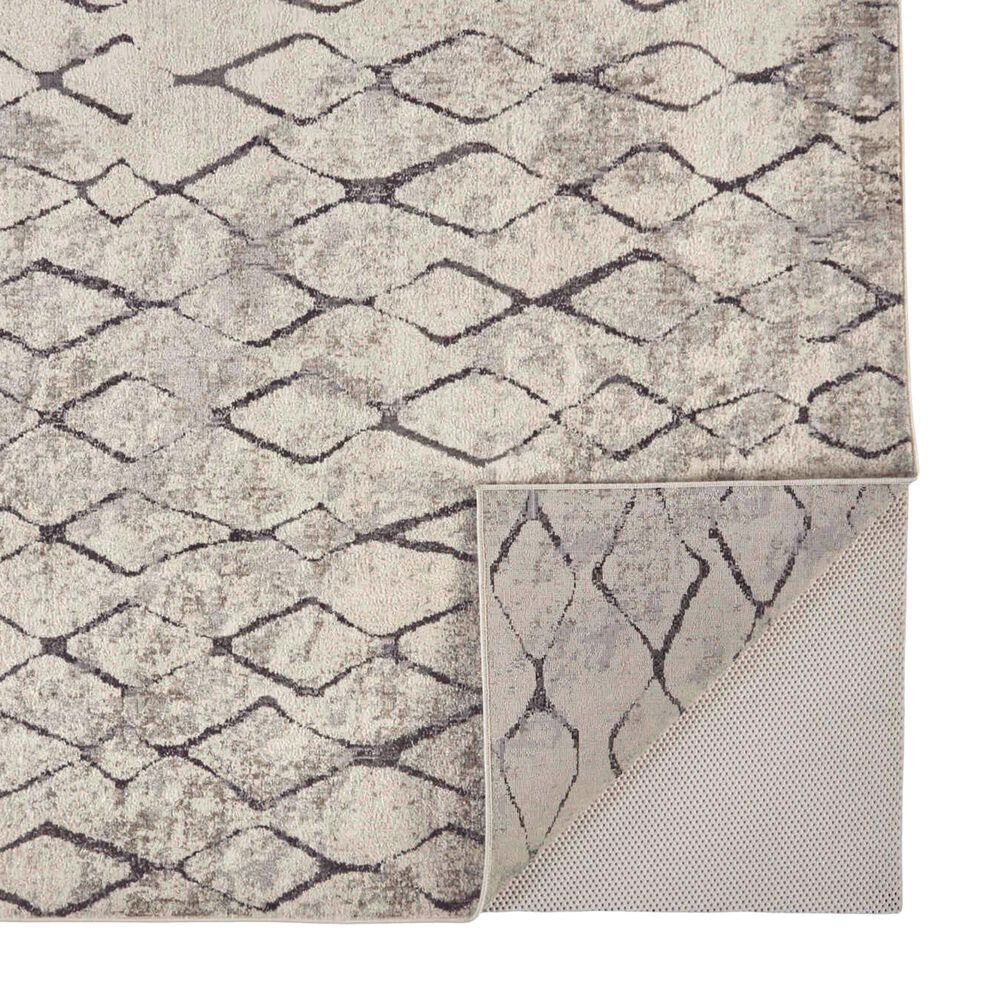 Feizy Kano 6&#39;7&quot; x 9&#39;6&quot; Sand and Charcoal Area Rug, , large