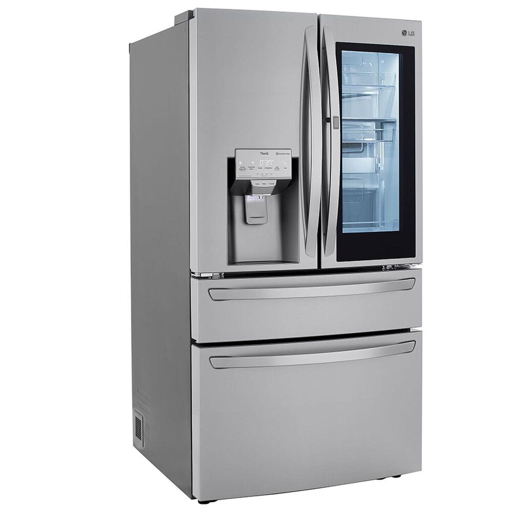 LG 30 Cu. Ft. Smart wi-fi Enabled InstaView Door-in-Door Refrigerator w/ Craft Ice Maker - Stainless Steel, , large