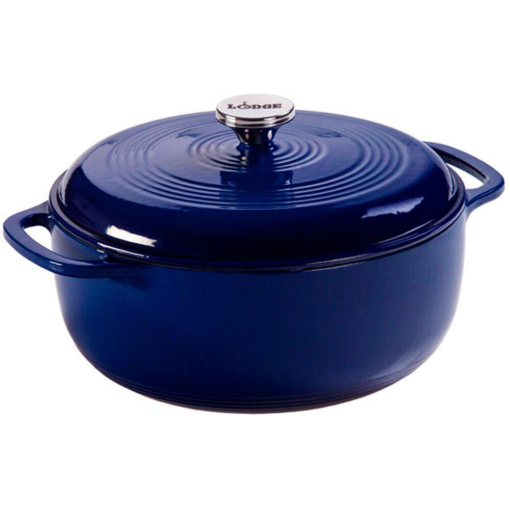 Lodge Cast Iron 6 Qt. Dutch Oven in Indigo