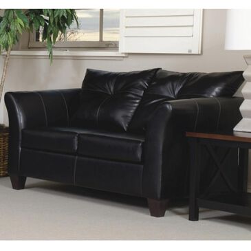 Hughes Furniture Loveseat in San Marino Ebony, , large