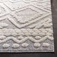 Safavieh Martha Stewart Lucia Shag 4" x 6" Beige and White Area Rug, , large
