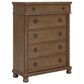 Ashley Rowlenstown 5-Piece Queen Poster Bedroom Set in Brown, , large