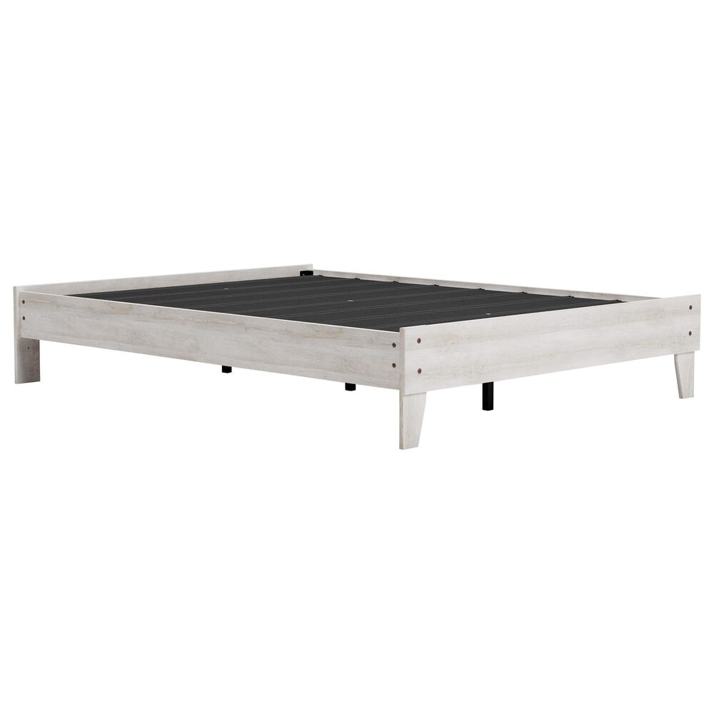Ashley Shawburn 3-Piece Queen Bedroom Set in Whitewash and Charcoal Gray, , large