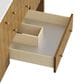 James Martin Hudson 60" Single Bathroom Vanity in Honey Oak with 3 cm Lime Delight Silestone Top and Rectangular Sink, , large