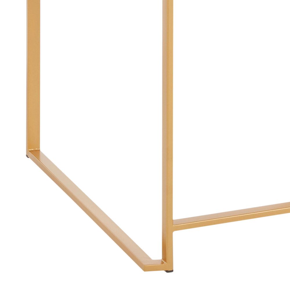 Lumisource Fuji Dining Chair in White/Gold &#40;Set of 2&#41;, , large