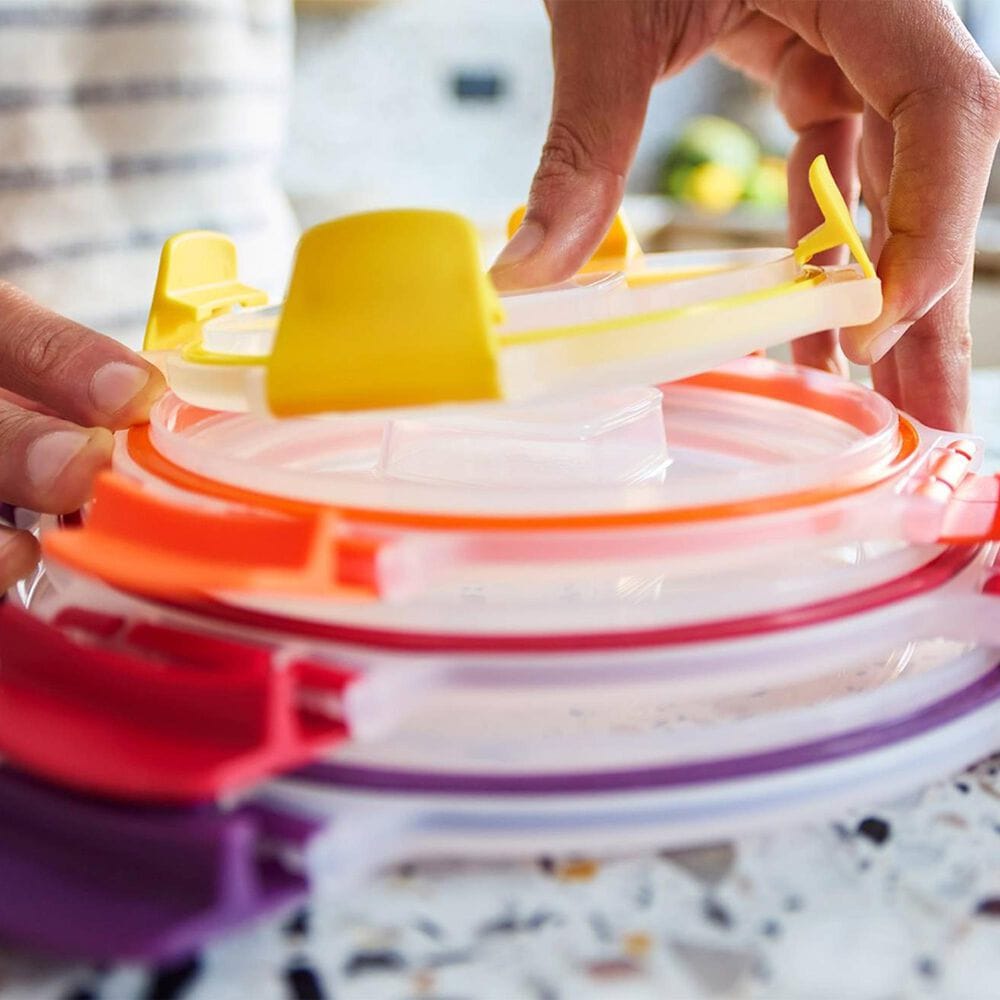 Joseph Joseph Nest Lock 8-Piece Round Food Container Set in Multicolor, , large