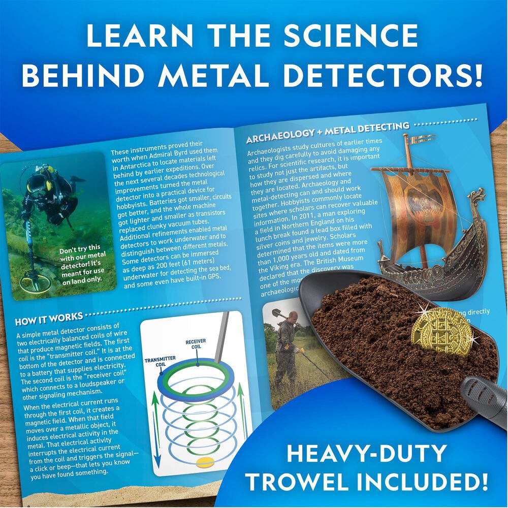 National Geographic Metal Detector Starter Kit, , large