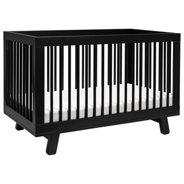 Babyletto Hudson 3-In-1 Convertible Crib in Black, , large