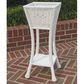 International Caravan Maui 2-Tier Square Plant Stand in White, , large
