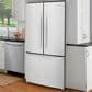 Frigidaire 18 Cu. Ft. Counter-Depth French Door Refrigerator in White, , large