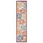 Safavieh Cabana CBN801A 2" x 6" Creme and Red Indoor/Outdoor Area Performance Rug, , large