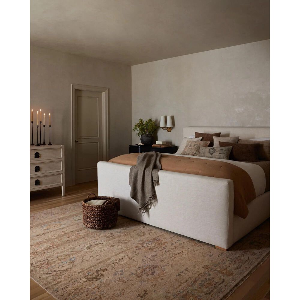 Loloi Dominic 4&#39; x 6&#39; Blush and Taupe Area Rug, , large