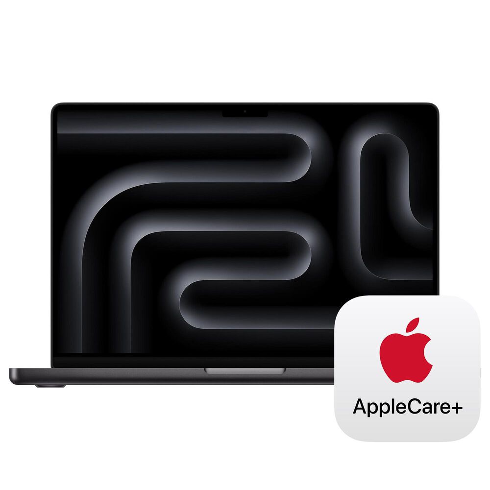 Apple MacBook Pro 14.2" Laptop - Apple M4 Pro chip 12-core - 24GB RAM - 16-core GPU - 512GB SSD in Space Black with 3-Year AppleCare+, , large