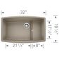 Blanco Performa 32" Cascade Kitchen Sink with Colander in Truffle, , large