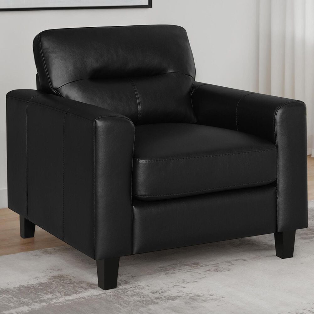 Coaster Scotland Accent Arm Chair in Black, , large