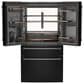 Cafe 4pc Kitchen Package with Refrigerator, Range, Microwave, and Dishwasher in Black, , large