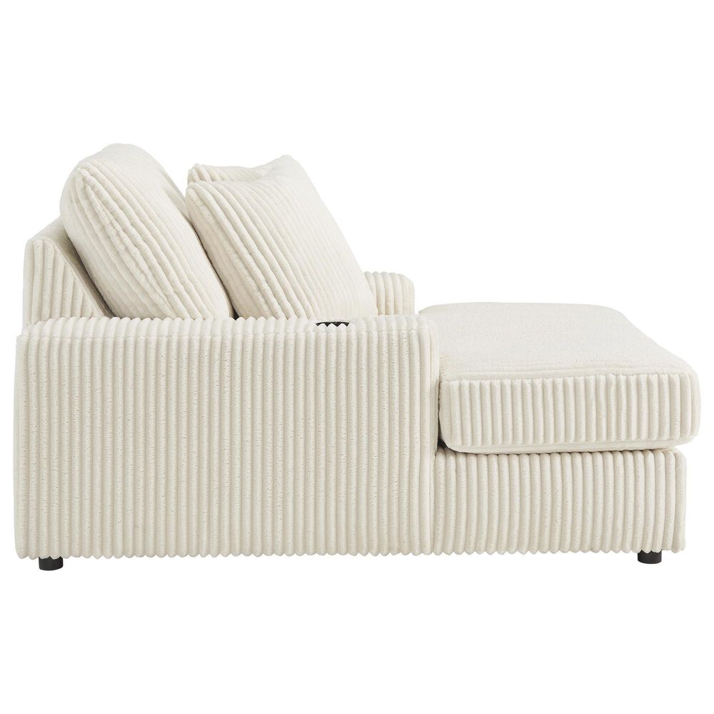 Ashley Lindyn Chaise in Ivory, , large