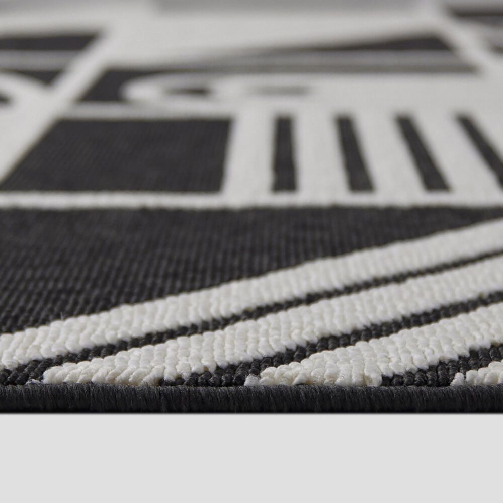 Balta Rugs Flamel 7&#39;10&quot; x 10&#39; Black Indoor/Outdoor Area Rug, , large