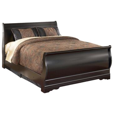 Ashley Huey Vineyard Kids Full Sleigh Bed in Black, , large