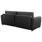 Lifestyle Solutions Galloway Convertible Sofa in Charcoal, , large