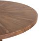 Home Trends & Design Eiffel and Essex 5-Piece Round Dining Set in Antique Natural Teakwood, Black and Powder Coated Black, , large